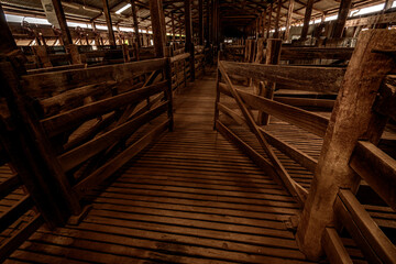 Fototapeta premium Old Wool shed at Balranald, NSW Australia