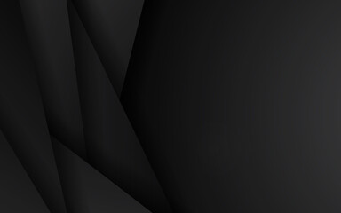 Abstract dark black overlap layer background