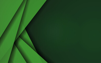 Abstract green overlap layer background