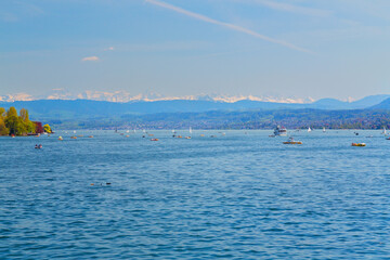 In Zürich am Zürichsee, Schweiz