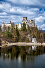 Fototapeta na wymiar Niedzica Castle (Dunajec Castle), Pieniny Mountains, Poland.