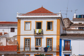 Detail from an house in Mertola Town  Alentejo, Portugal