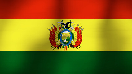 Flag of Bolivia Close Up