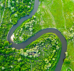 River in the meadows