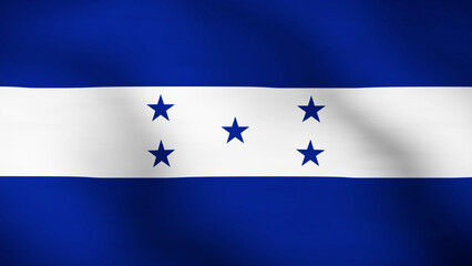 Flag of Honduras Close Up