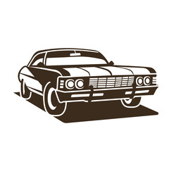 Obraz na płótnie Canvas Retro car Chevrolet Impala