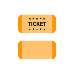 ticket vector for website symbol icon