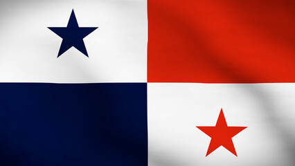 Flag of Panama Close Up