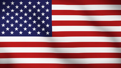 Fototapeta premium Flag of The United States Close Up