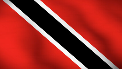 Flag of Trinidad and Tobago Close Up