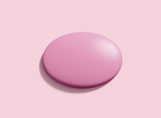 Pink Oval Bar Soap