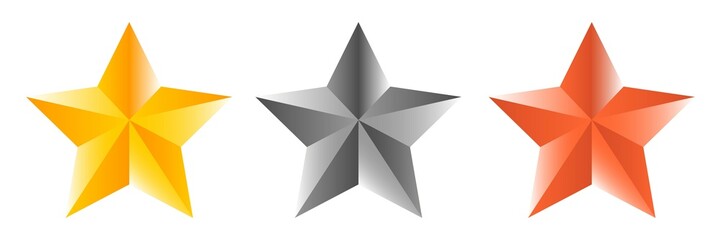 Star icon. Vector  isolated  stars. Customer feedback concept. Vector stars rating review. Quality shape design.