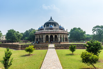 Isa Khan Tomb Enclosure, Humayun's Tomb Complex, New Delhi. India.
