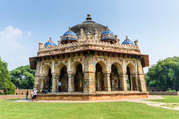 Isa Khan Tomb Enclosure, Humayun's Tomb Complex, New Delhi. India.
