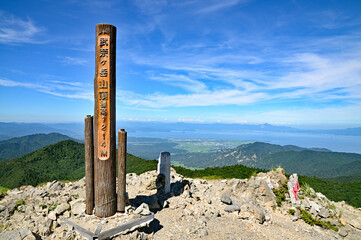 武奈ヶ岳山頂からの景色