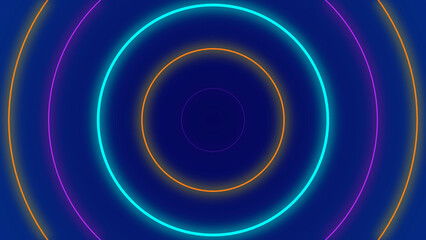 Circular Tunnel Wave background Illustration