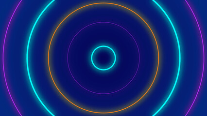 Circular Tunnel Wave background Illustration