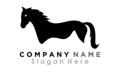 horse vector logo design