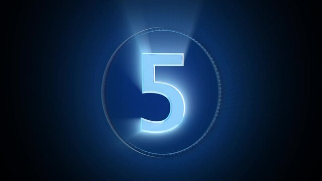 ANIMACION  CUENTA REGRESIVA 3D PARA INTROS DE VIDEO