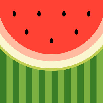watermelon background vector illustration