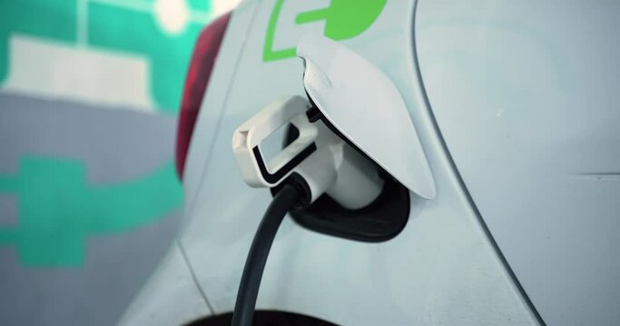 charger for electric vehicles while charging the electric vehicle is in progress