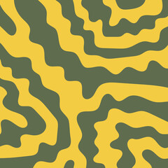 Abstract vector background, acrylic fluid art imitation. Pastel colors, liquid paint. Grey and yellow colors. Modern template for banner, design and decor. Abstract geometric shapes composition. 