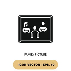 family picture photography icons  symbol vector elements for infographic web