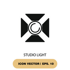 studio light icons  symbol vector elements for infographic web