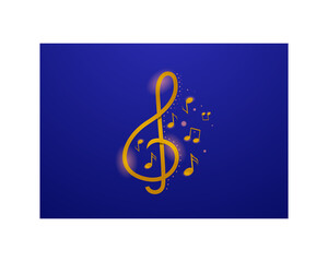 Note or tone background design template