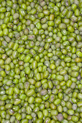 Mung beans background texture, background pattern.top view