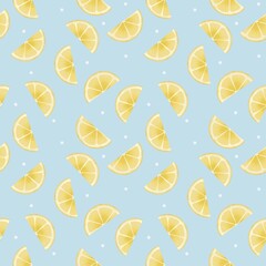 Lemon seamless pattern