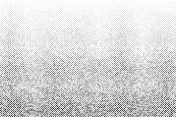 Abstract gray halftone circles texture consists of different dots isolated on white background. Geometric vector shape elements pattern for presentation design. Fit for corporate, business, talks