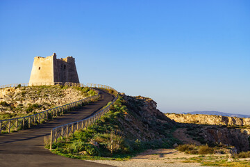 Mesa Roldan tower, Cabo de Gata, Spain