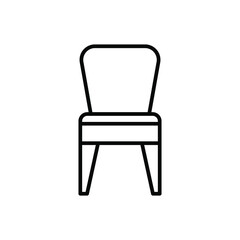 Chair isolated icon design template