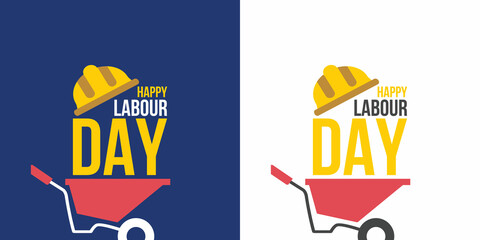 Labour Day concept on isolated background. 1st May celebrate on Labour Day is an annual holiday.
