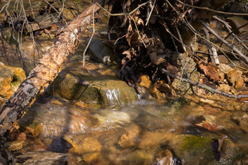 Obraz premium Biking near the train tracks