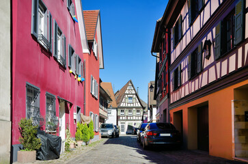 Fototapeta na wymiar Picturesque old town of Haslach im Kinzigtal, Germany