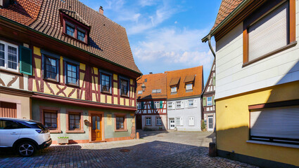 Picturesque old town of Haslach im Kinzigtal, Germany