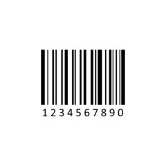 Barcode symbol isolated on white background. Vector ilustration EPS 10