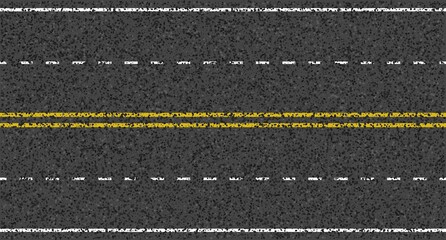 Fototapeta premium Asphalt highway textured vector background.