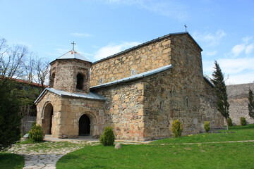 Fototapeta na wymiar Ancient Monastery Zedazeni in Georgia 