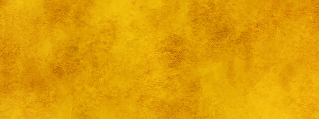 Abstract rusty yellow or gold or orange colored contrast concrete textured background with space, Colorful creative paper texture background, Rusty grunge texture with scratches for any design.