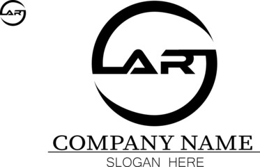 AR letter Logo Design Template Vector

