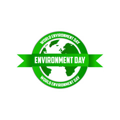 World Environment Day sign Vector illustration EPS10