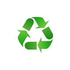 Recycle vector icon. Recycling symbol. Vector illustration EPS 10