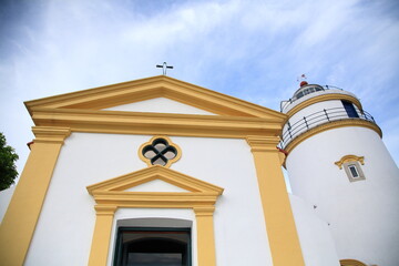 マカオのユネスコ世界遺産、ギア灯台Guia Lighthouseと「ギアの聖母教会」