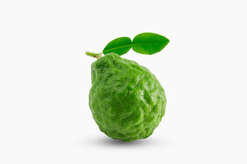 Fresh bergamot isolated on white background