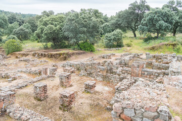 Roman archaeological site of Munigua in Seville (Spain)