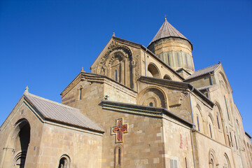 Fototapeta na wymiar Svetitskhoveli Cathedral in Mtskheta, Georgia