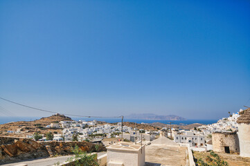 Obraz premium Chora in Ios island of Greece